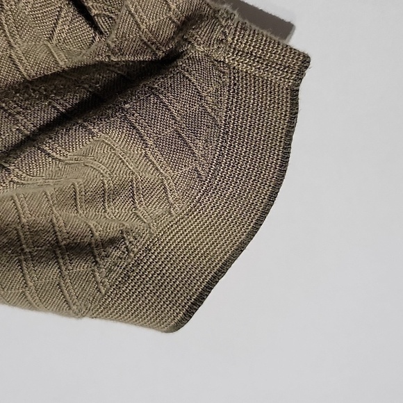 Men's David Taylor Collection Golf Polo, Dark Khaki Shirt, Size Large - Picture 4 of 7